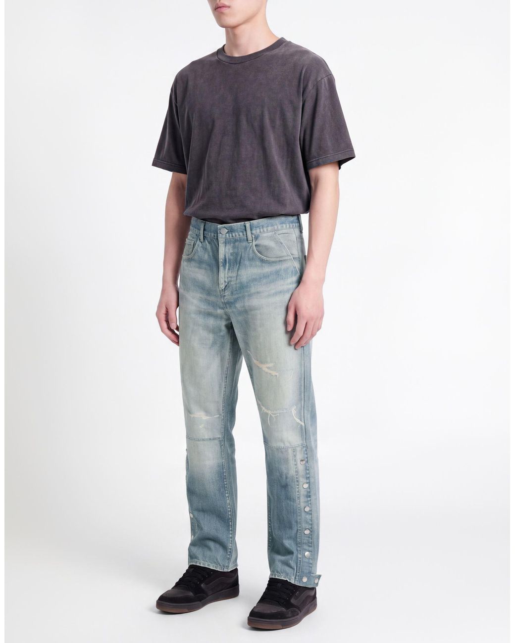 Purple Blue Trouser for men