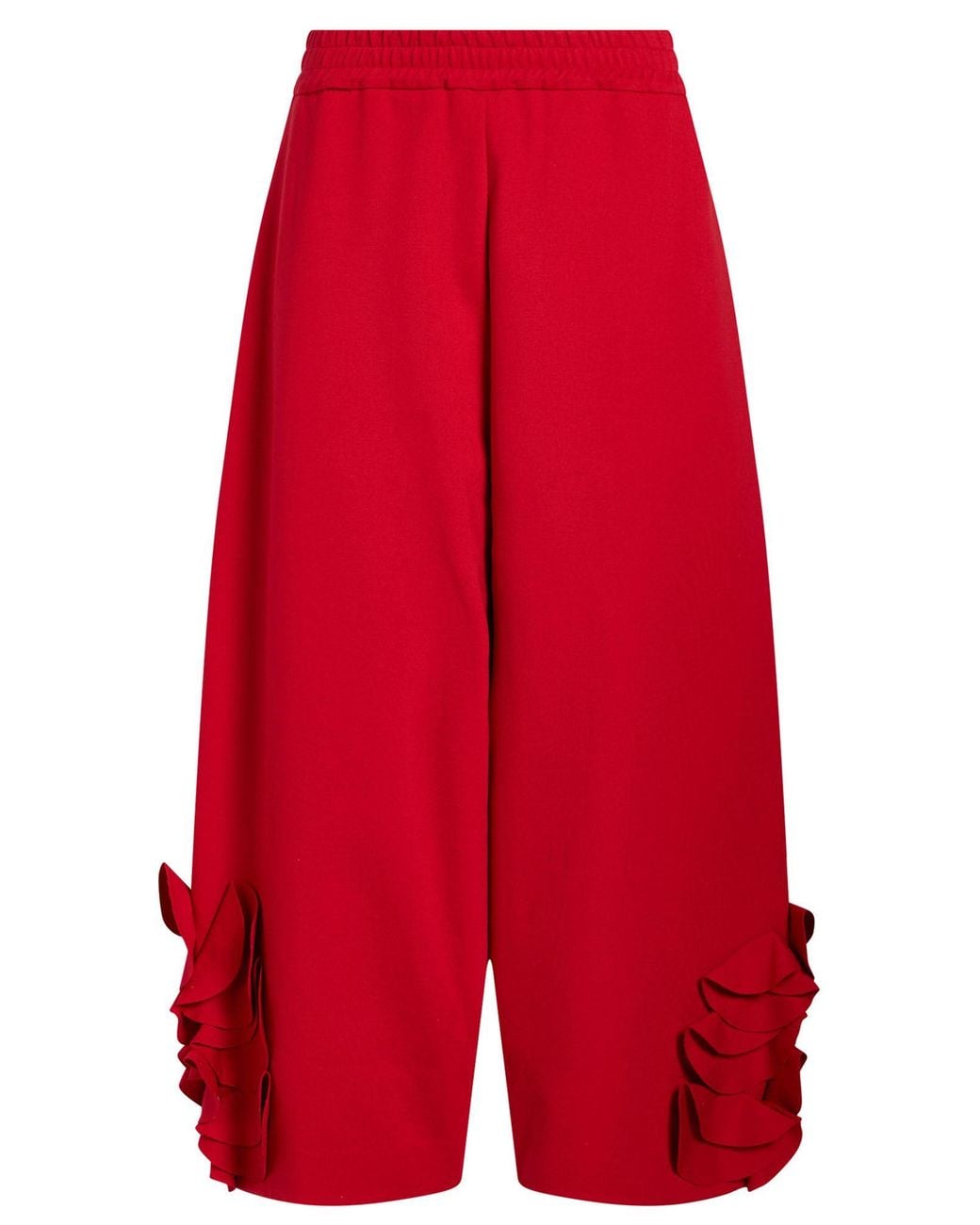 MEIMEIJ Red Pants Viscose, Polyamide, Elastane
