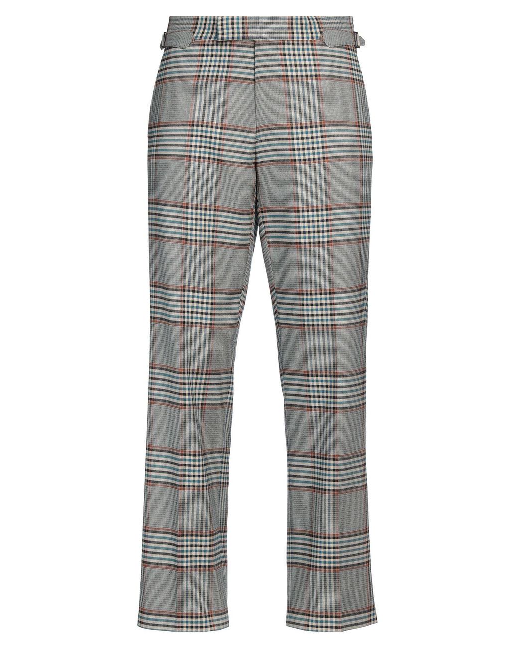 Vivienne Westwood Gray Pants Viscose, Virgin Wool, Elastane for men