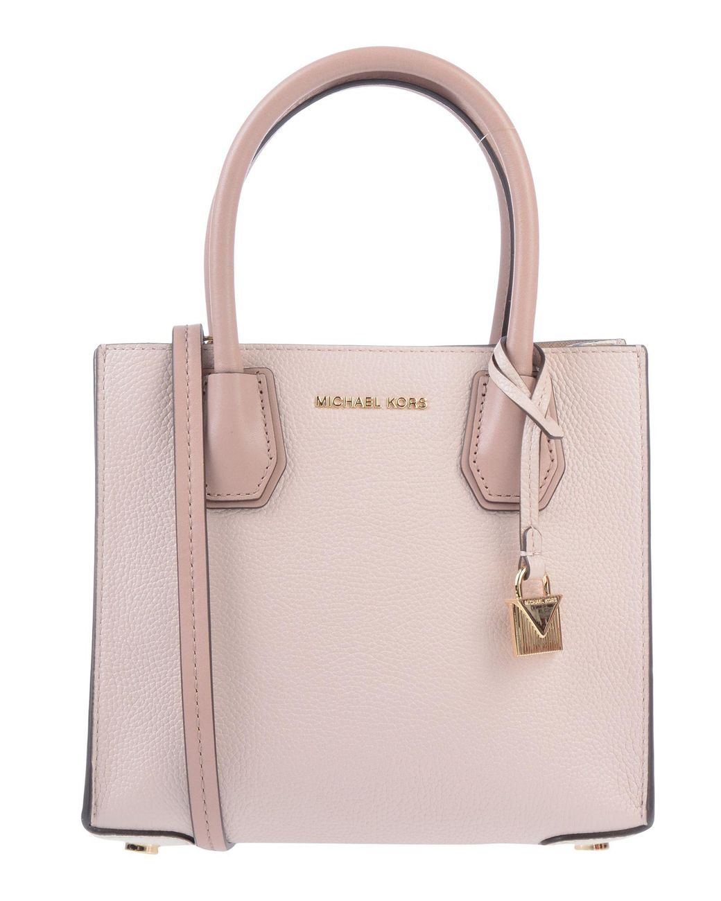 MICHAEL Michael Kors Leather Handbag in Light Pink (Pink) - Lyst
