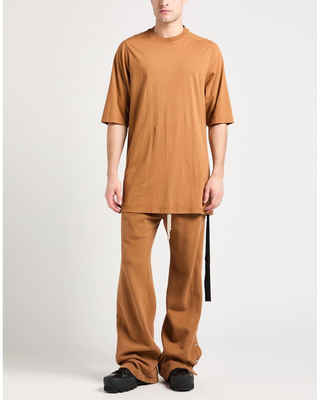 Rick Owens Brown T-Shirt for men