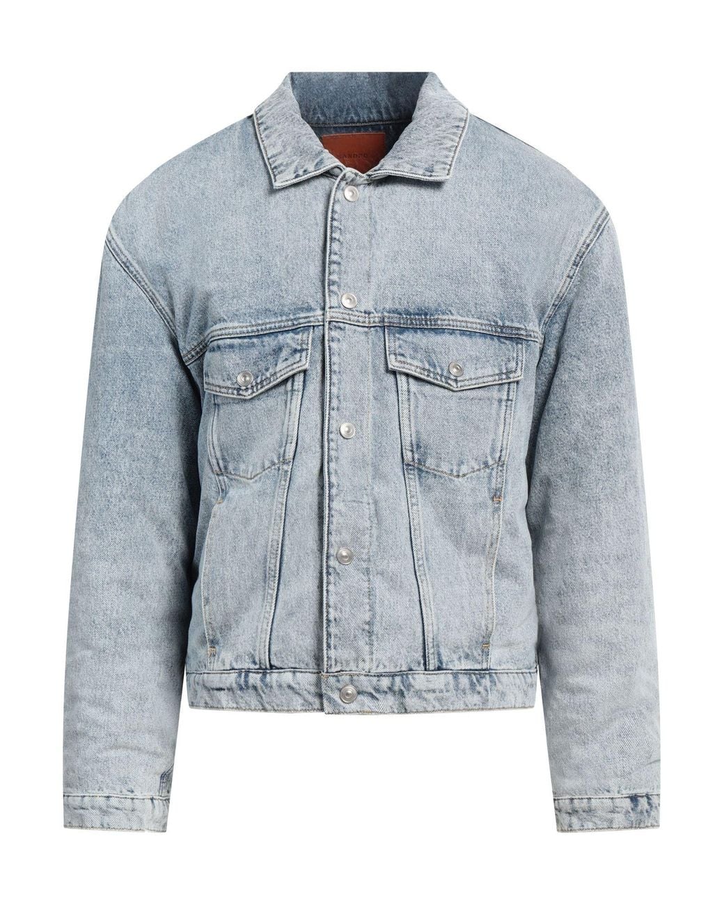 Sandro Blue Denim Outerwear for men