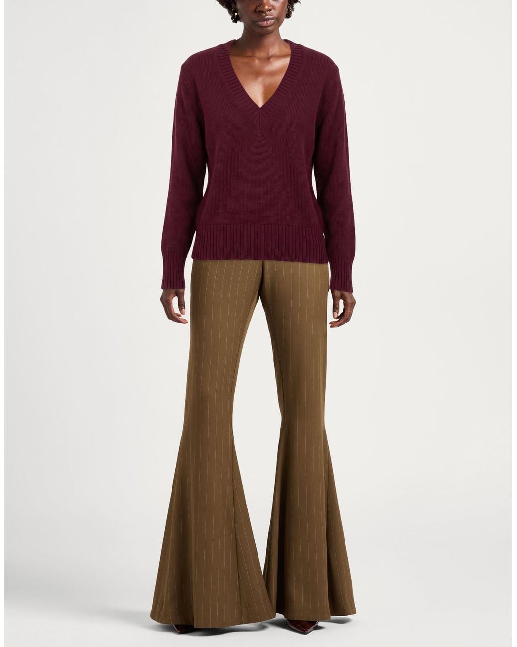 Alpha Studio Red Sweater Wool