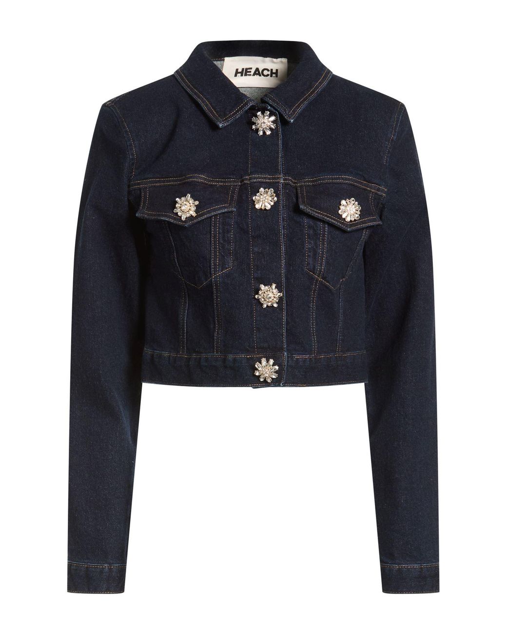 Silvian Heach Blue Denim Outerwear