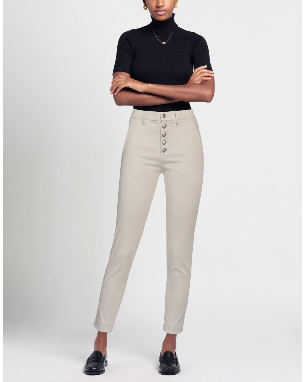 Dondup White Trouser