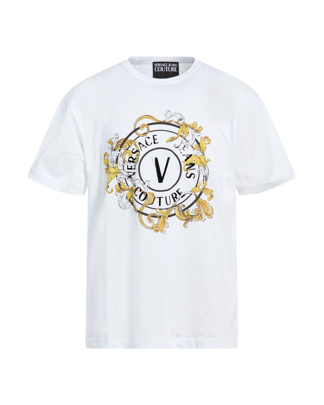 Versace Jeans Couture White T-Shirt Cotton for men
