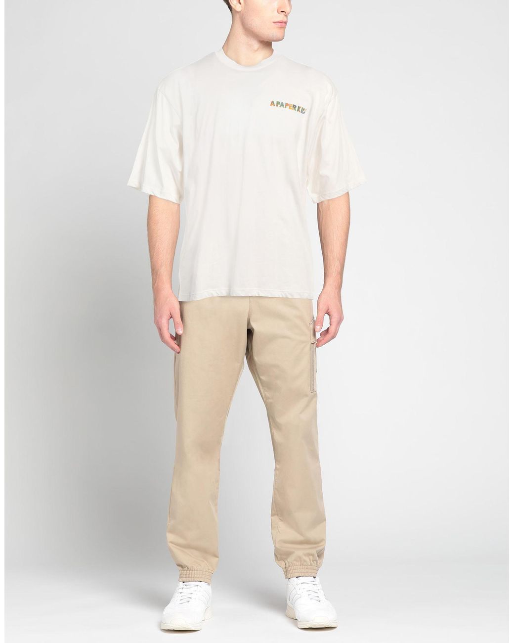 A PAPER KID White T-shirt for men