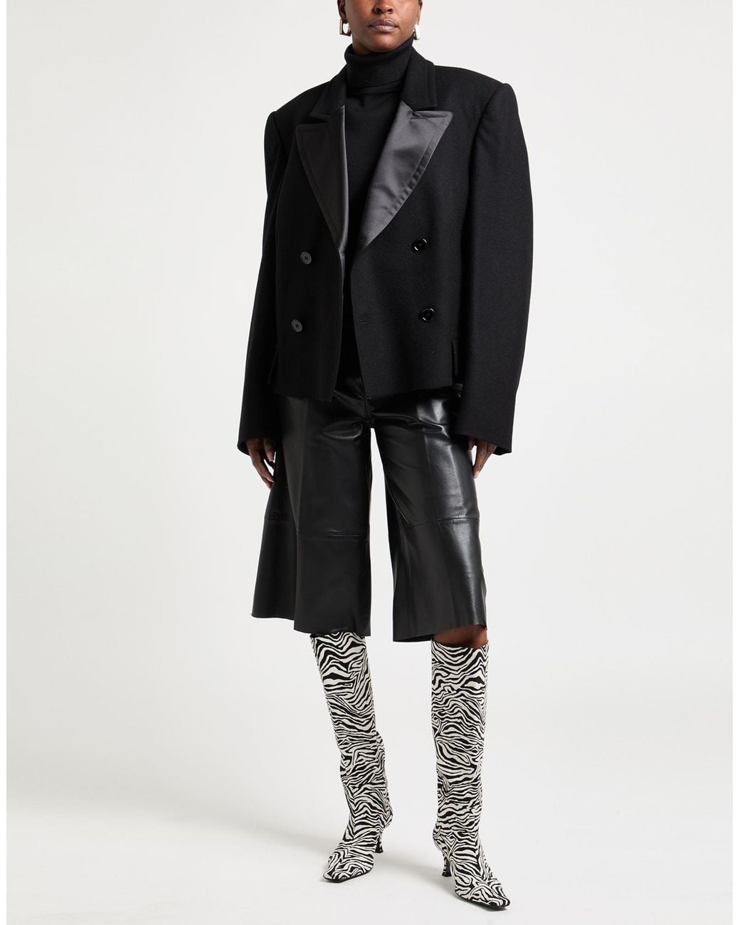 MM6 by Maison Margiela Black Blazers