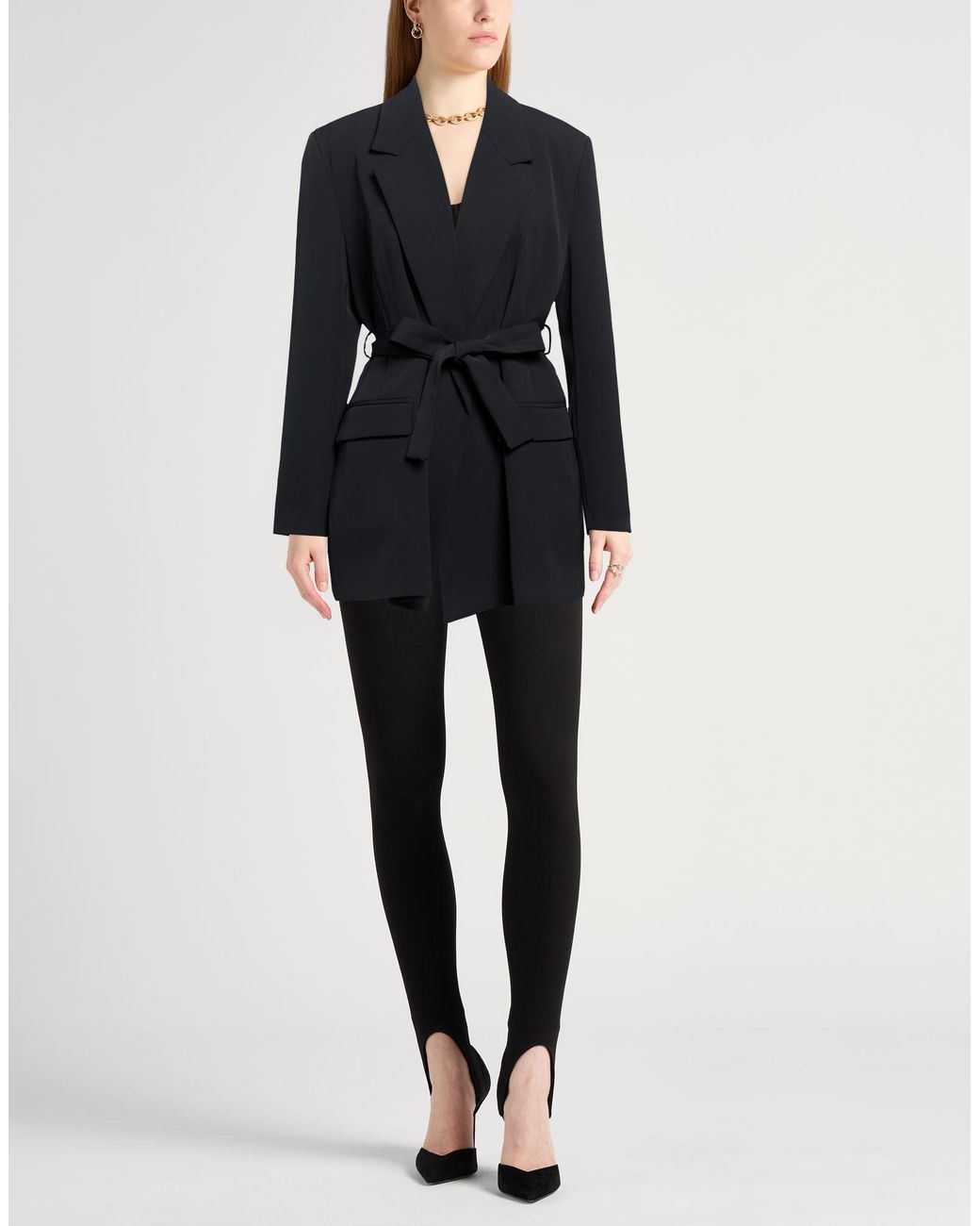 ViCOLO Black Blazer Polyester, Elastane