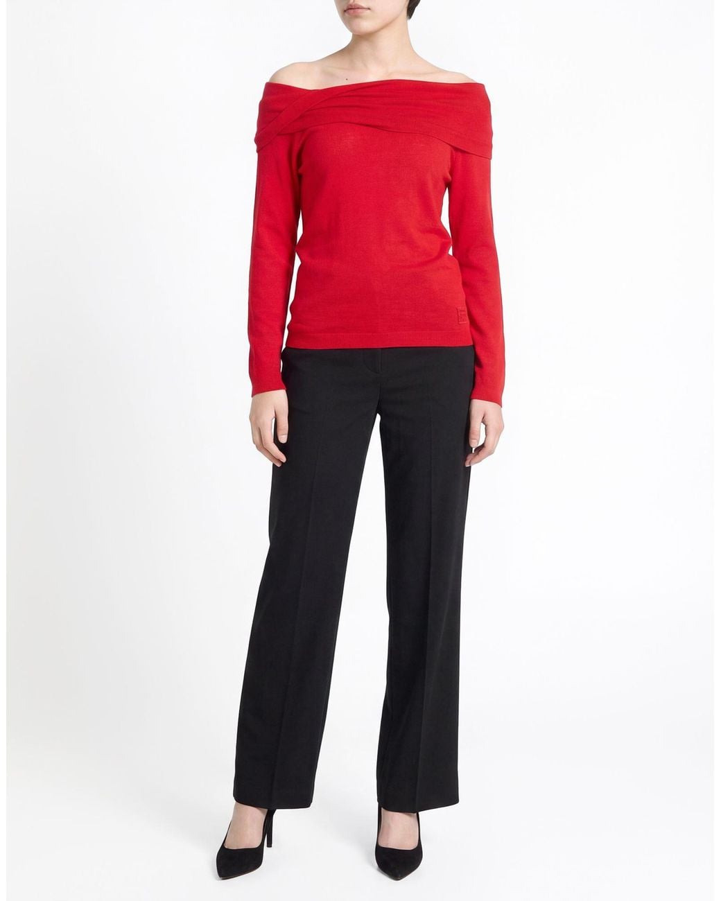 Semicouture Red Pullover