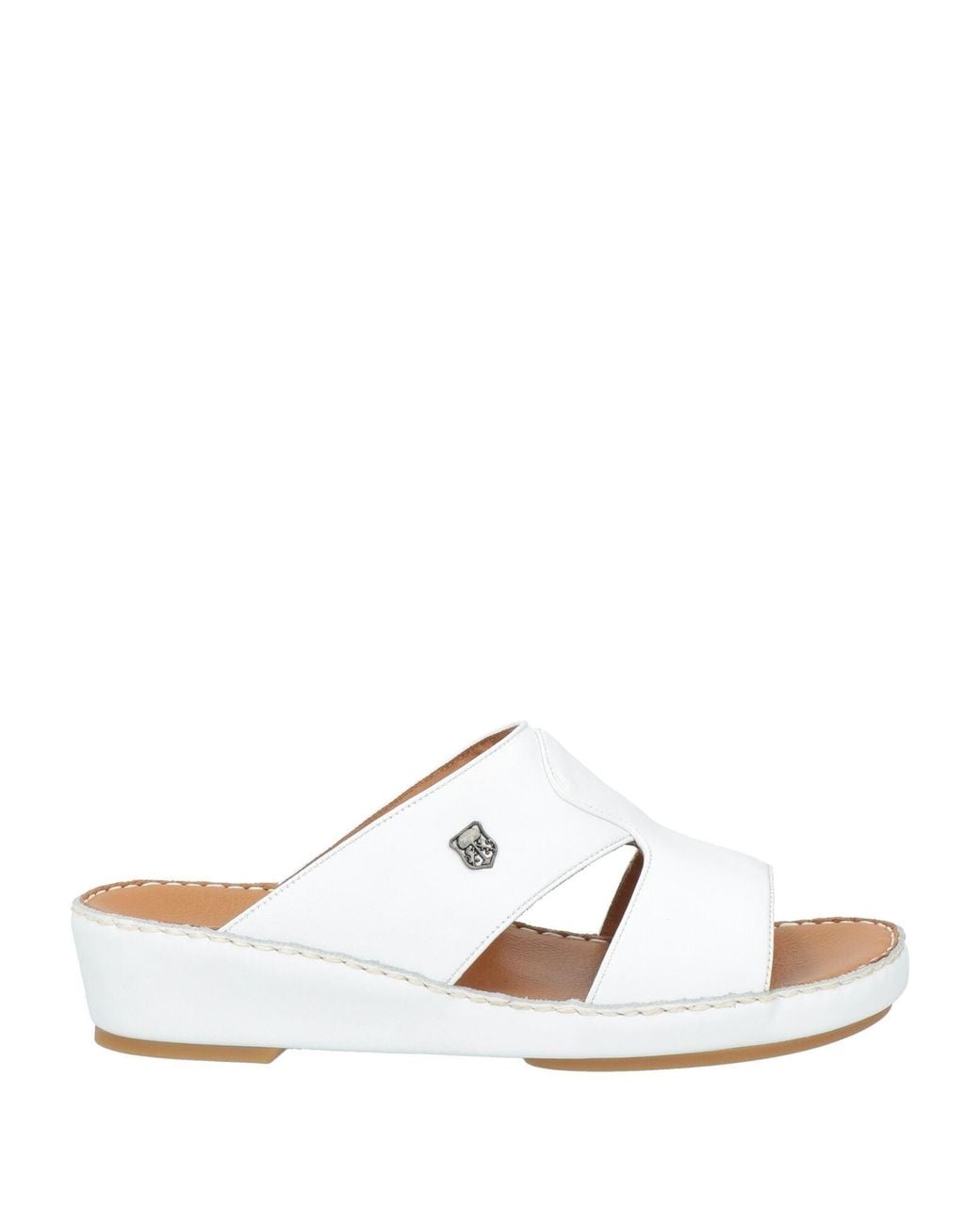 Corneliani White Sandals Leather for men