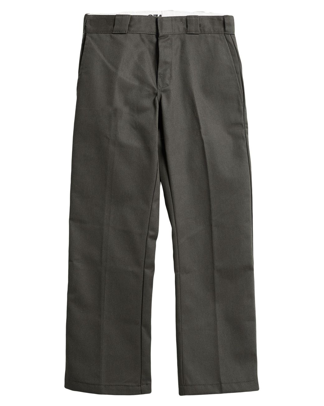 Dickies Gray Pants Polyester, Cotton for men
