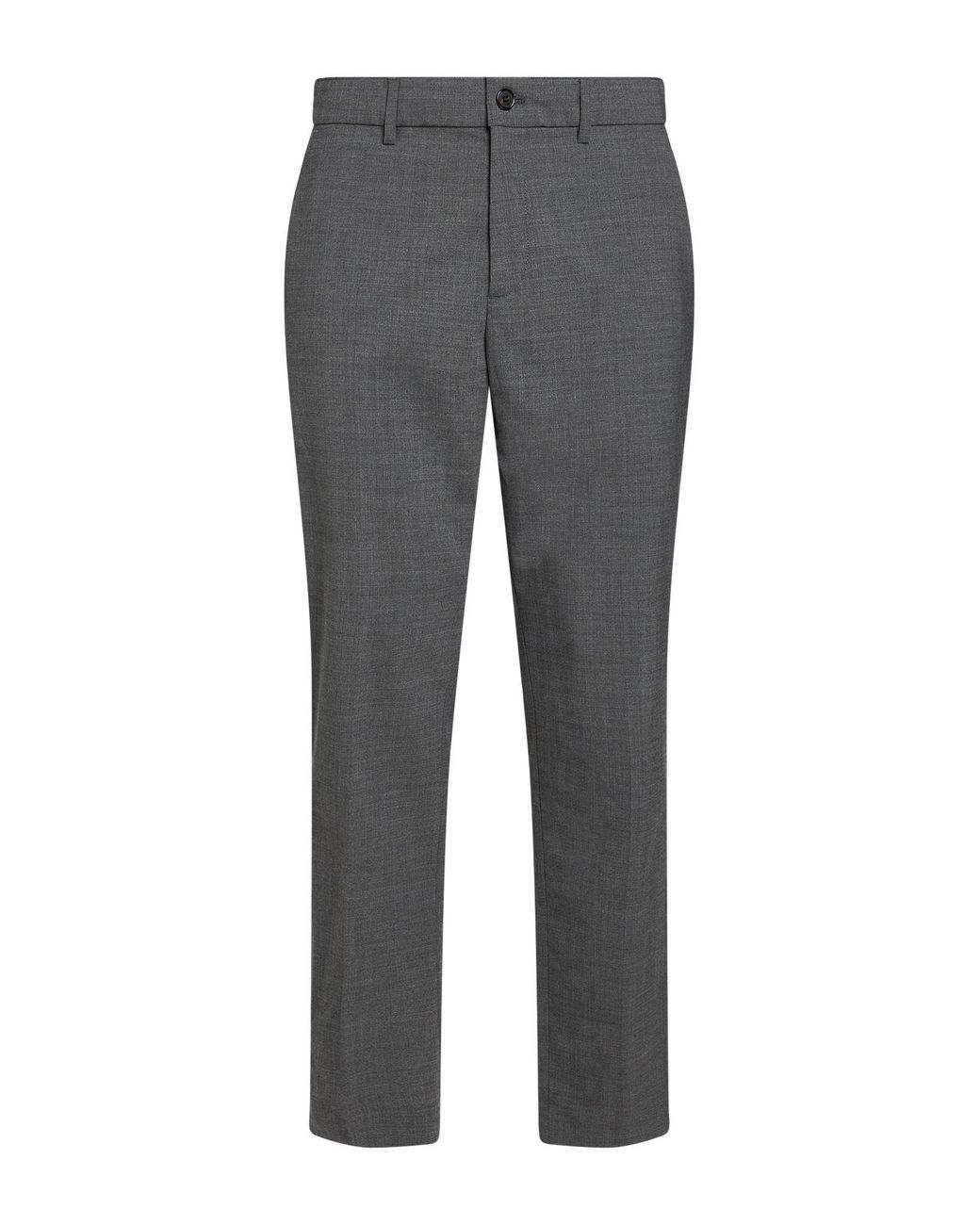 Department 5 Gray Pants Polyester, Virgin Wool, Elastane for men