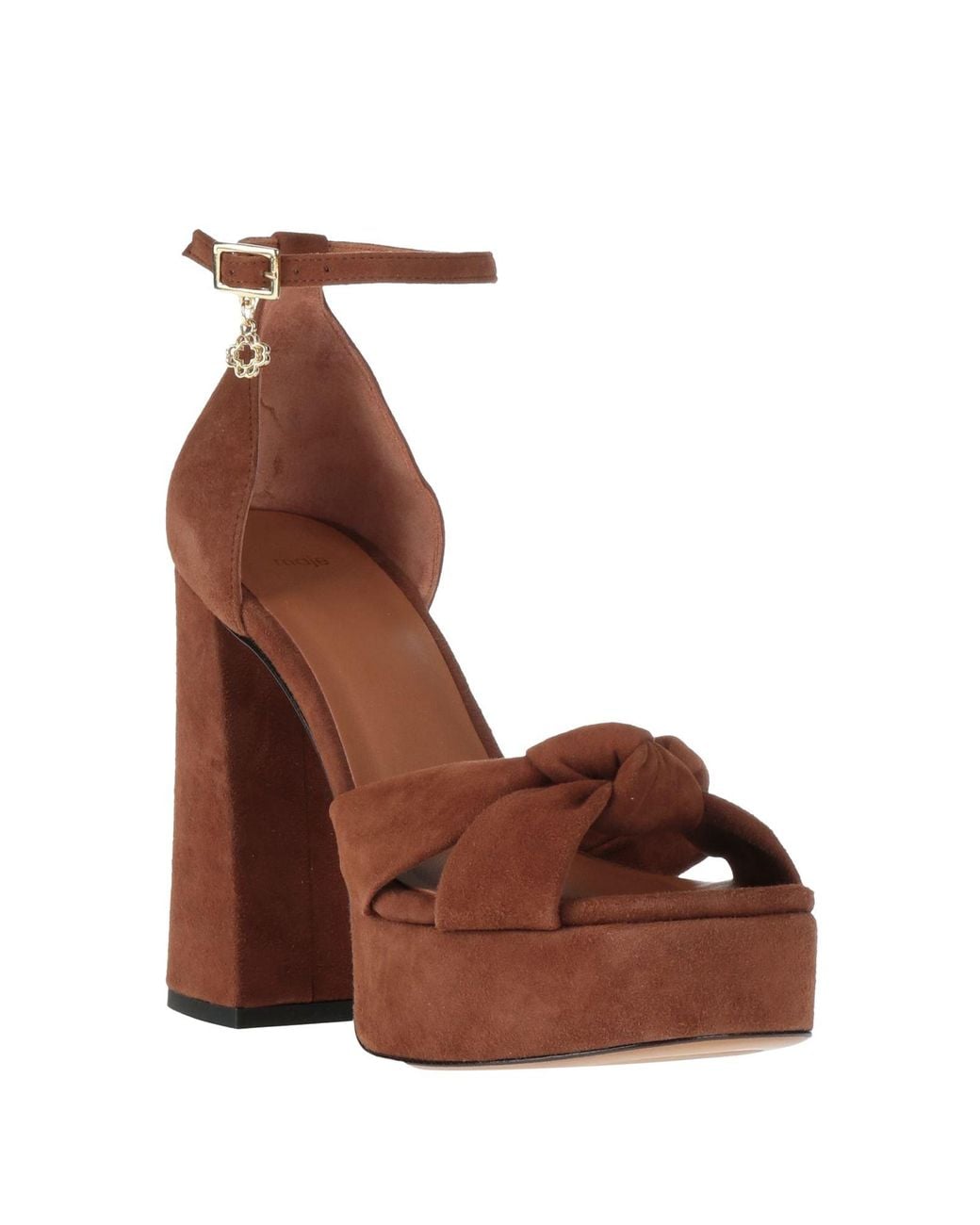 Maje Brown Sandals Leather