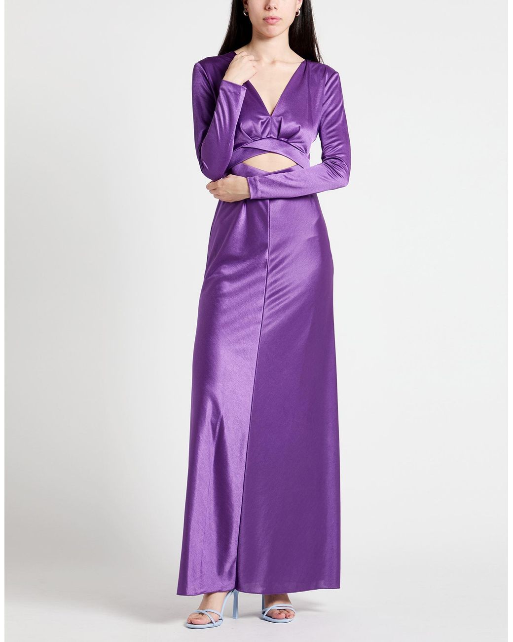 Nenette Purple Maxi Dress