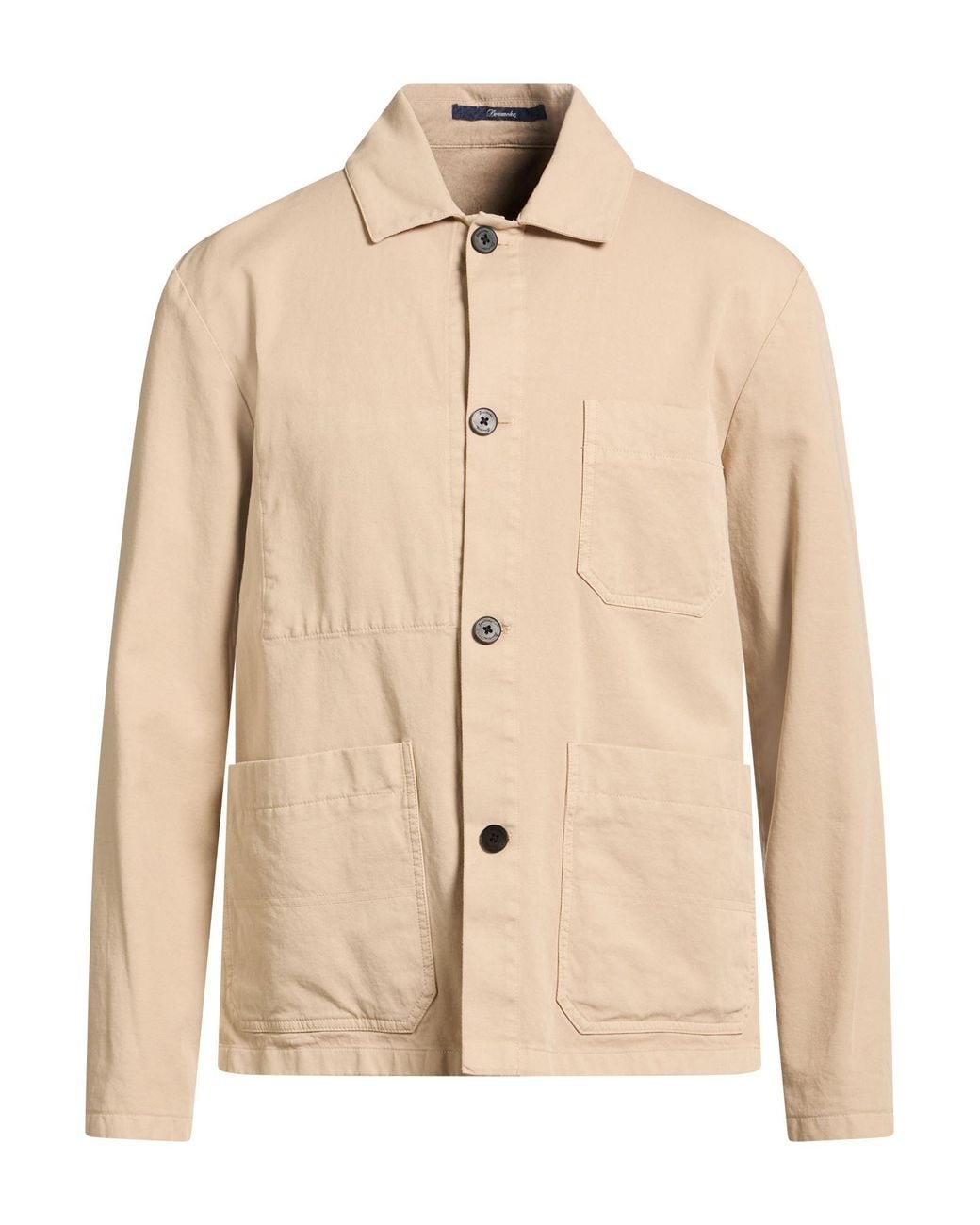 Drumohr Natural Jacket Cotton, Elastane for men