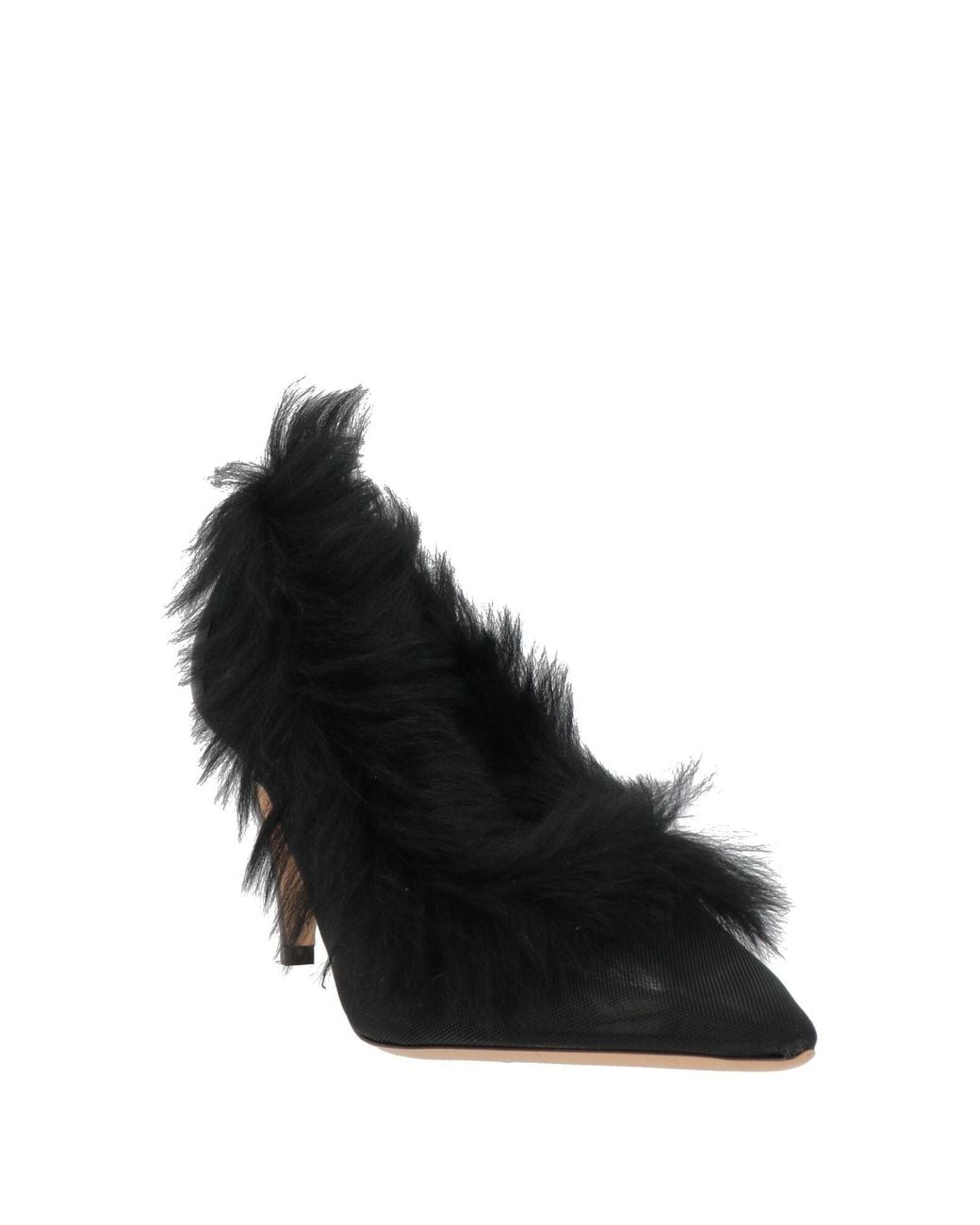Khaite Black Pumps Textile Fibers