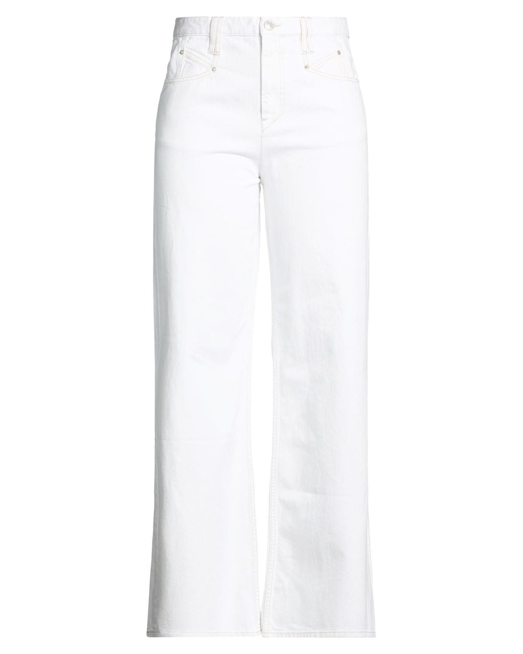Isabel Marant White Jeans Cotton