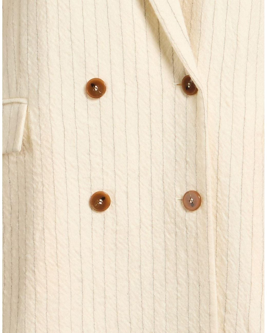 Alysi Natural Cream Blazer Virgin Wool
