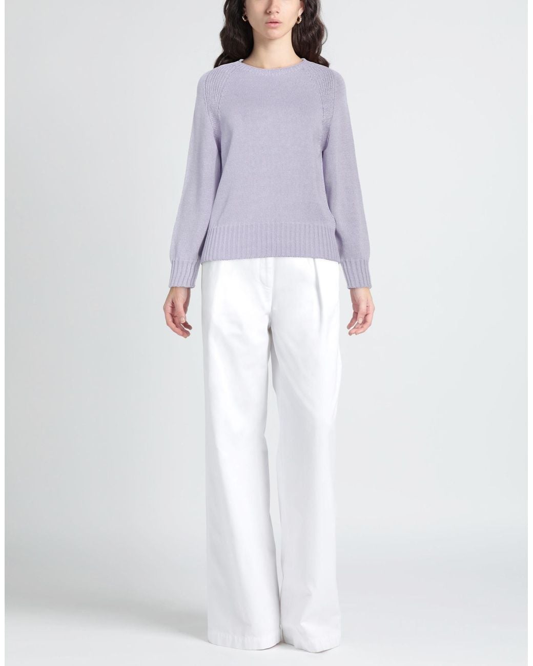 Pullover Alpha Studio de color Purple