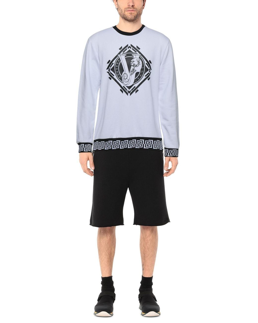 Versace Jeans Gray Sweatshirt for men