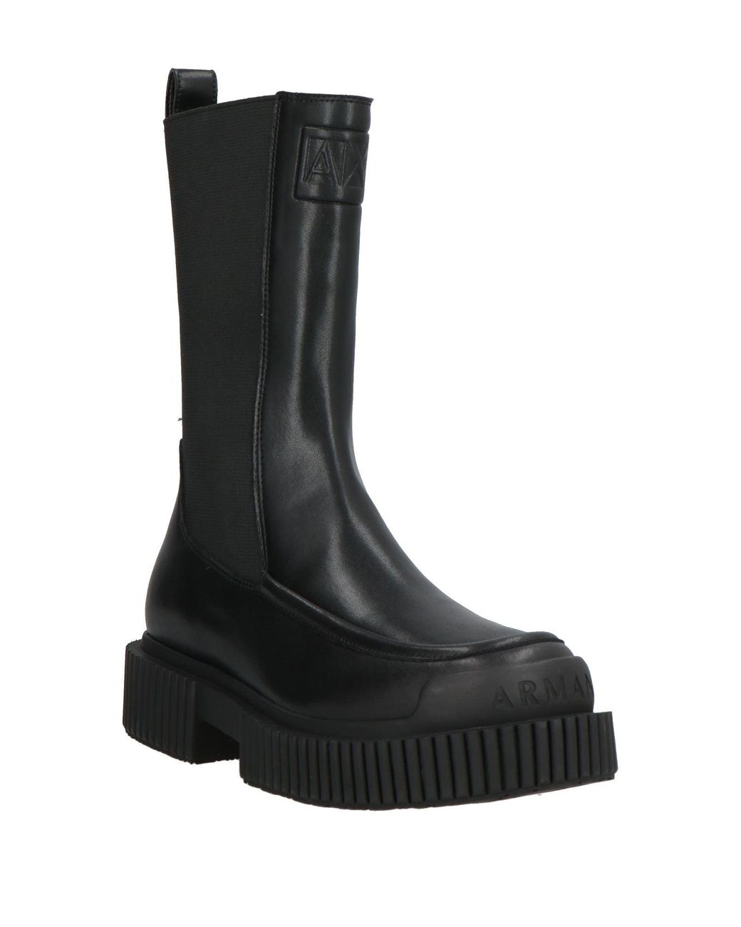 ARMANI EXCHANGE Black Ankle Boots