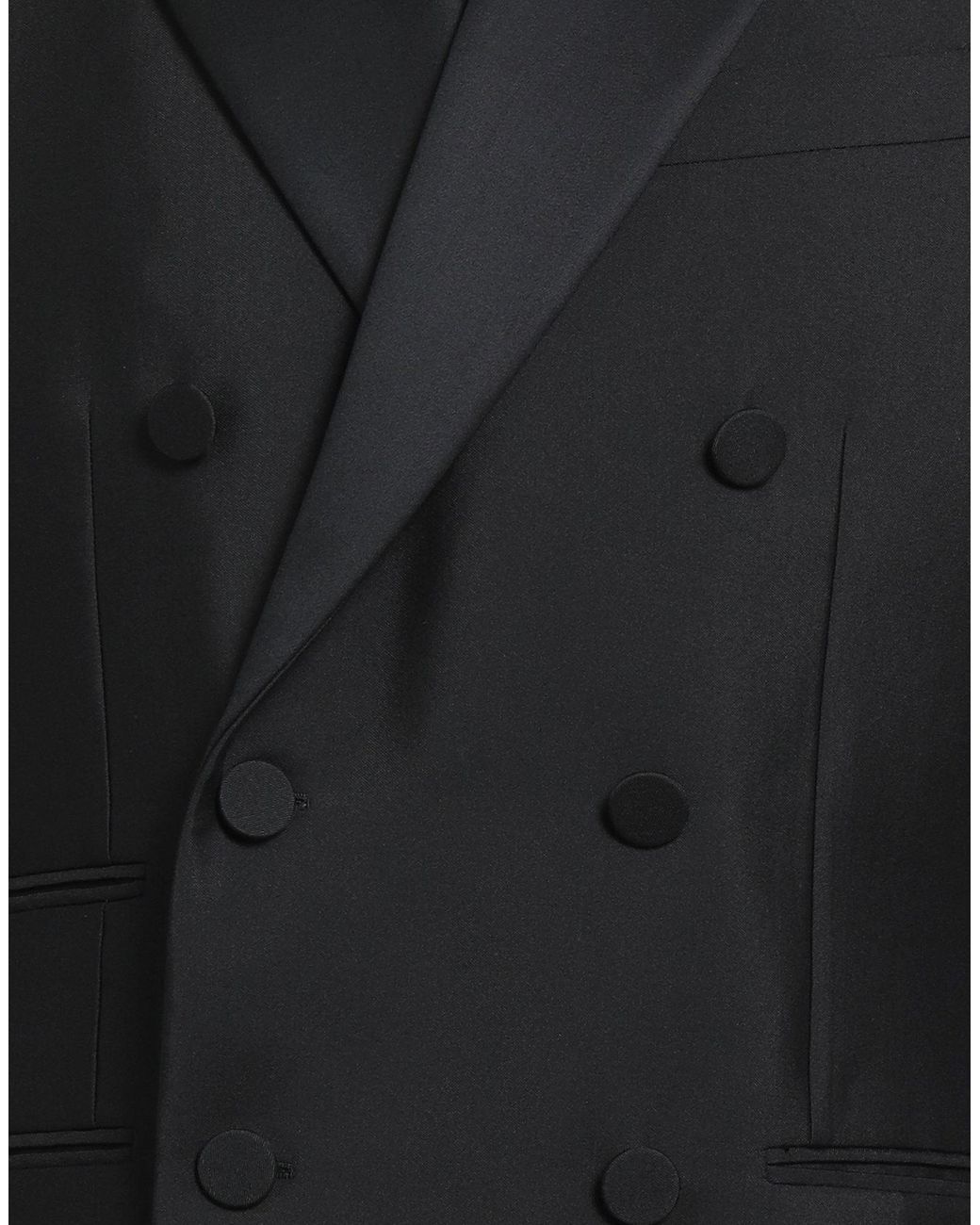 Burberry Black Blazer Virgin Wool, Silk for men