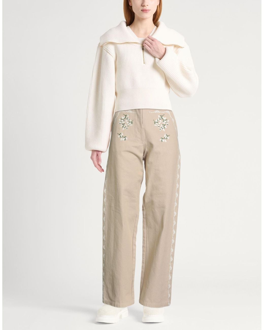 Paul & Joe Natural Pants Cotton