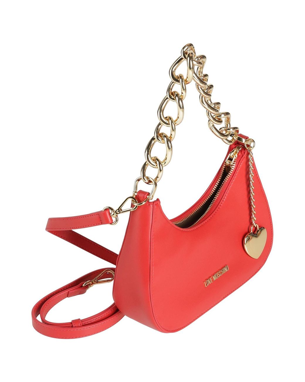 Love Moschino Red Shoulder Bags