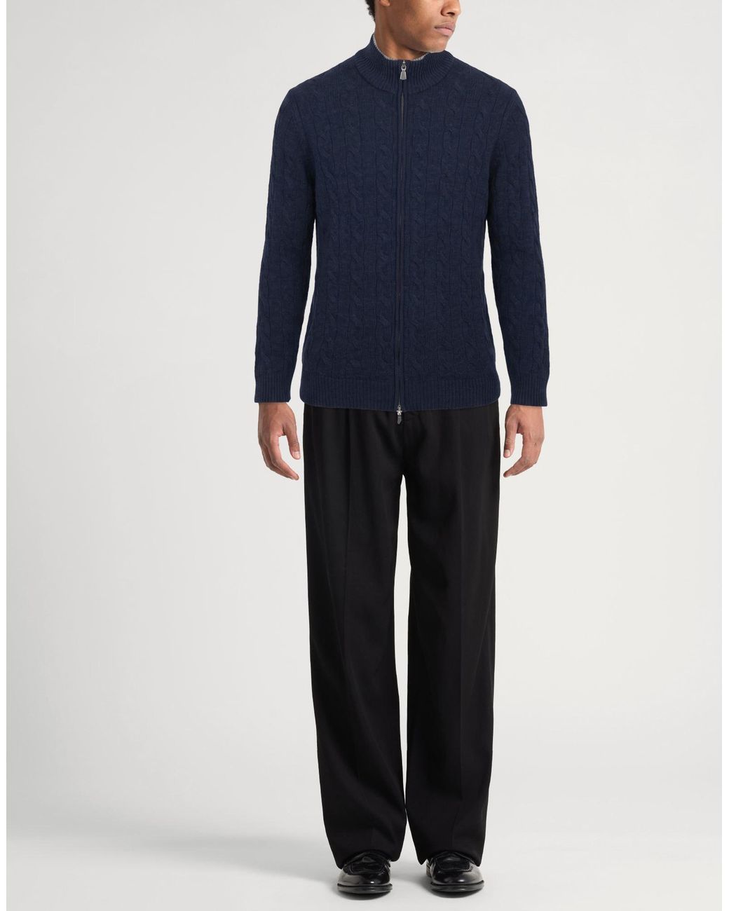 Barba Napoli Blue Cardigans for men