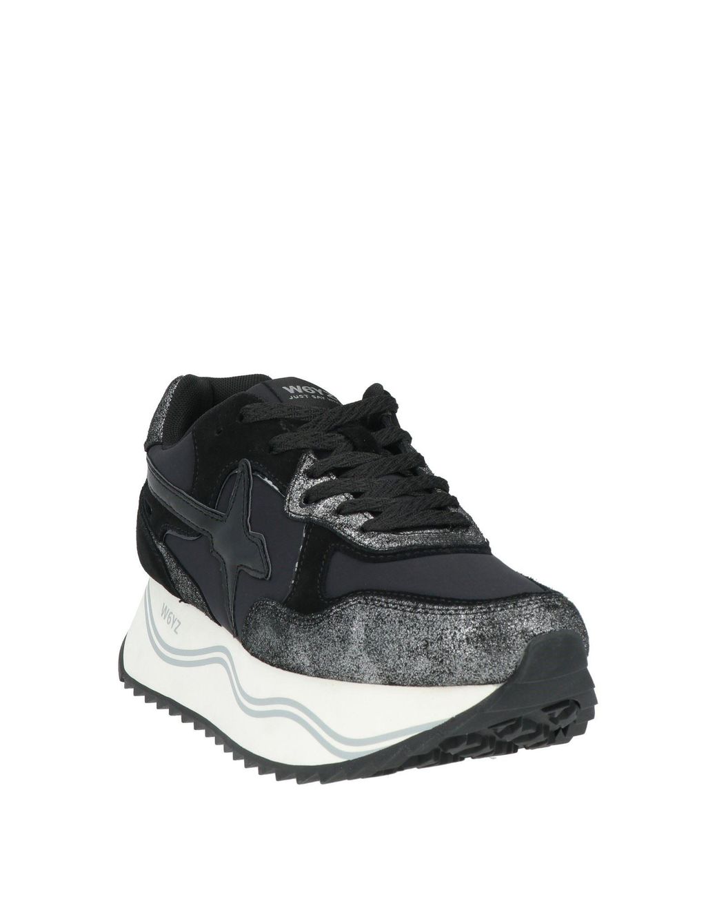 W6yz Black Trainers