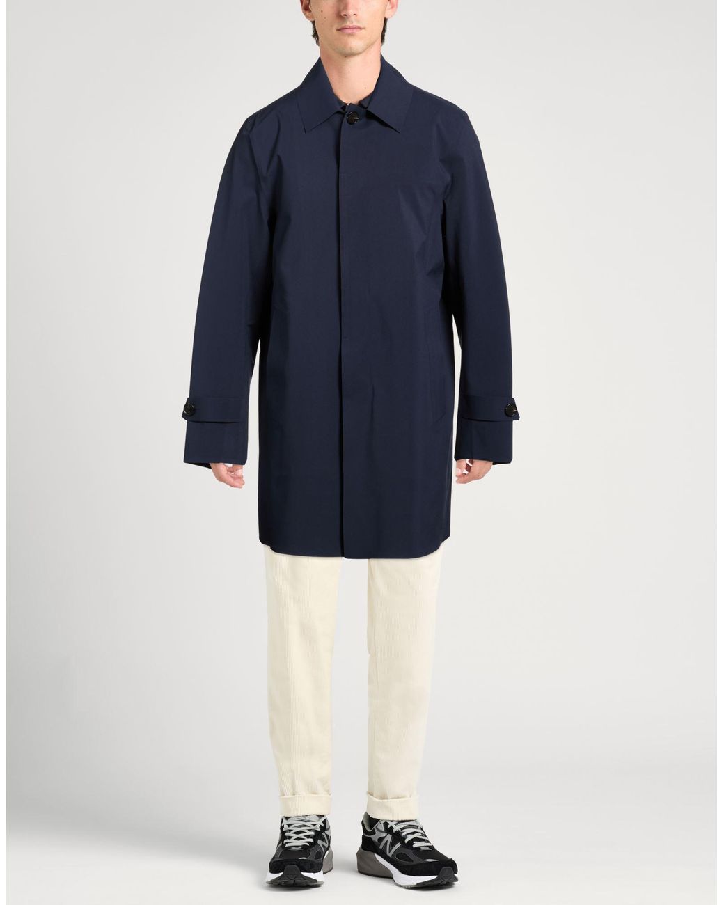 Paltò Blue Overcoat & Trench Coat for men