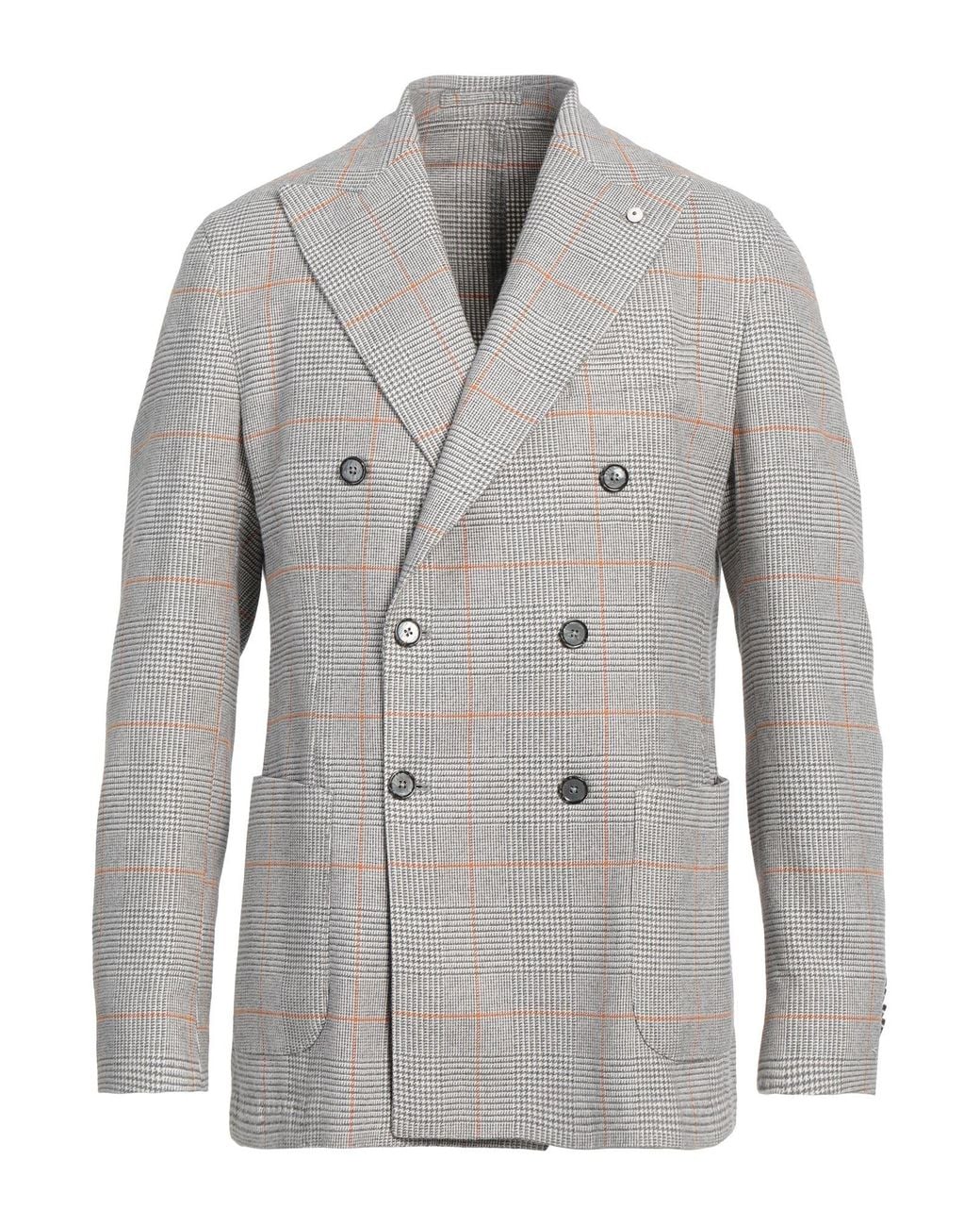 L.b.m. 1911 Gray Blazer for men