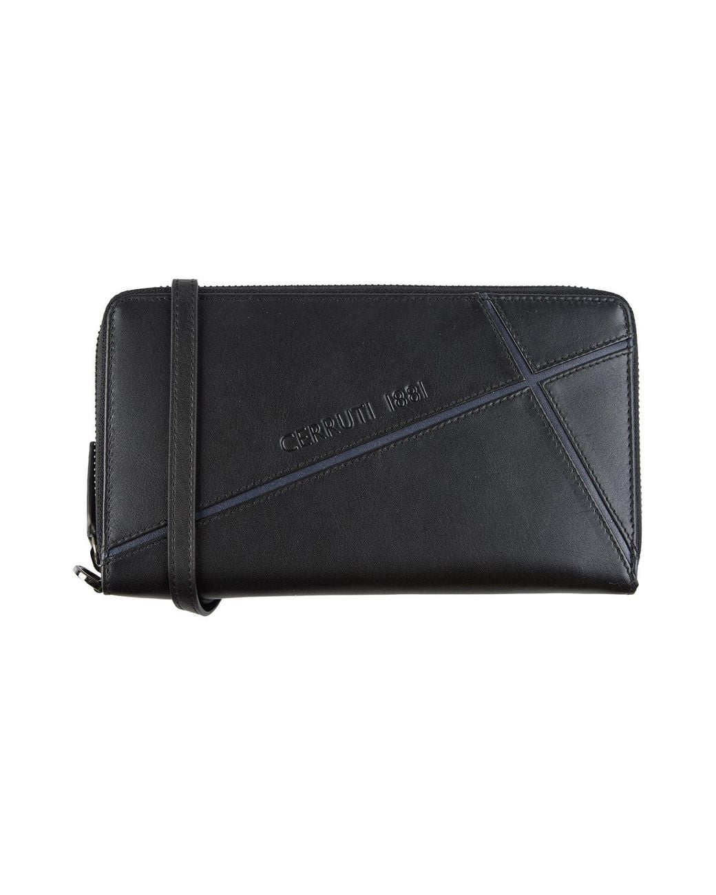 Cerruti 1881 Black Wallet Cow Leather for men