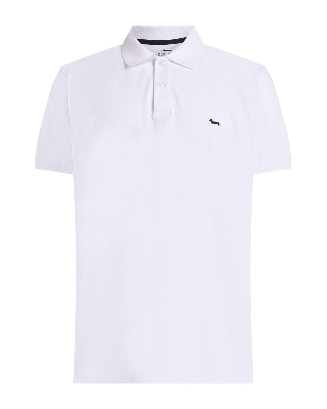 Harmont & Blaine White Polo Shirt Cotton, Elastane for men