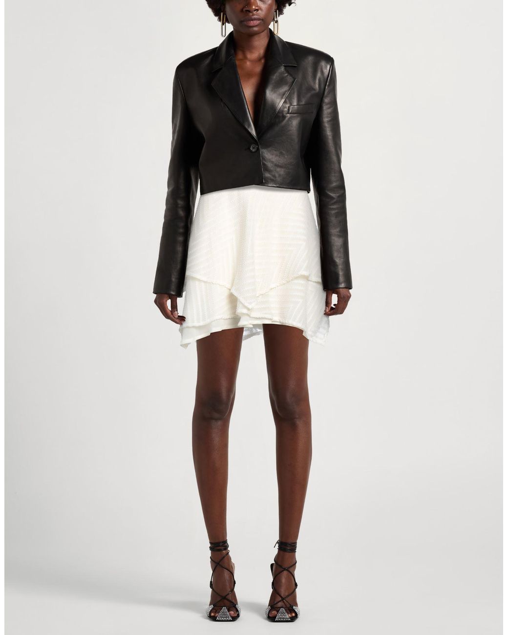 8pm Natural Mini Skirt