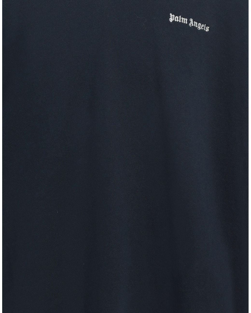 Palm Angels Blue Sweatshirt Cotton, Elastane, Polyester for men