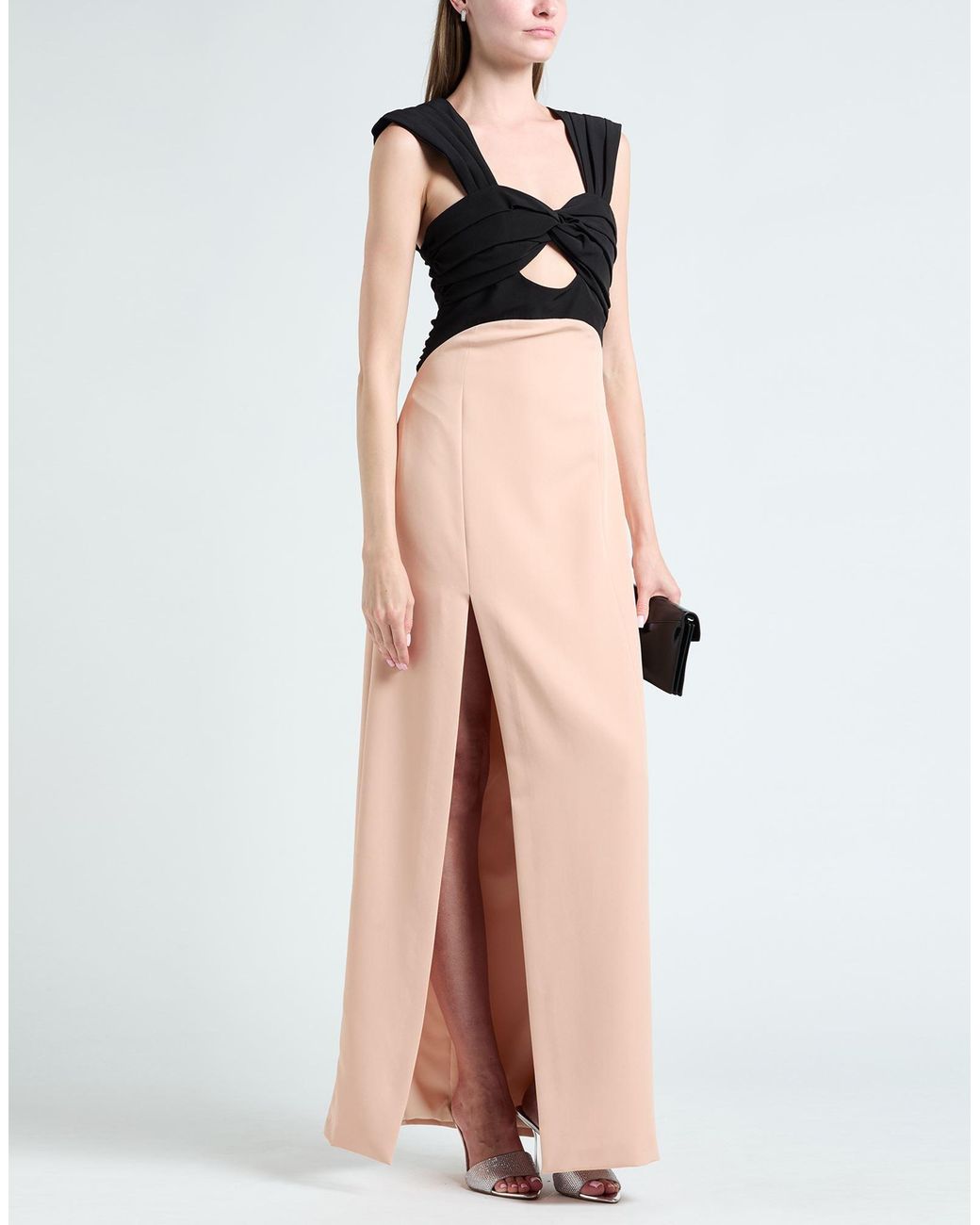 Jijil Pink Blush Maxi Dress Polyester, Elastane