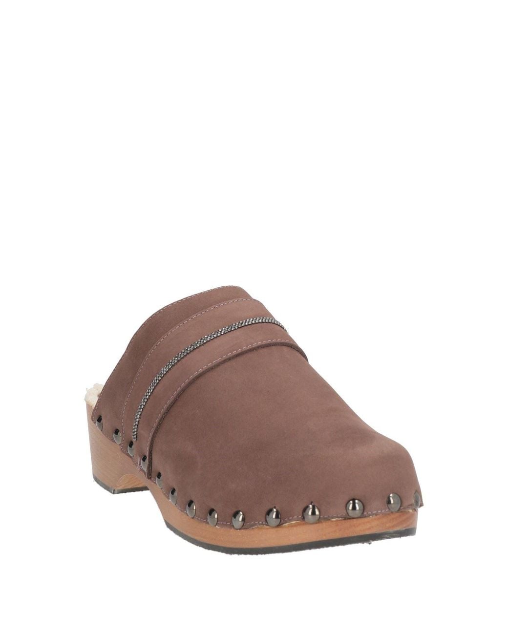 Peserico Brown Mules & Clogs