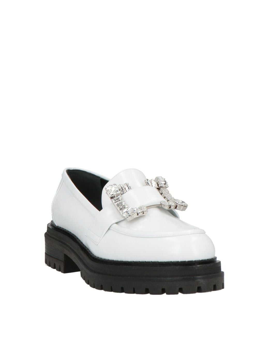 Sergio Rossi White Mokassin
