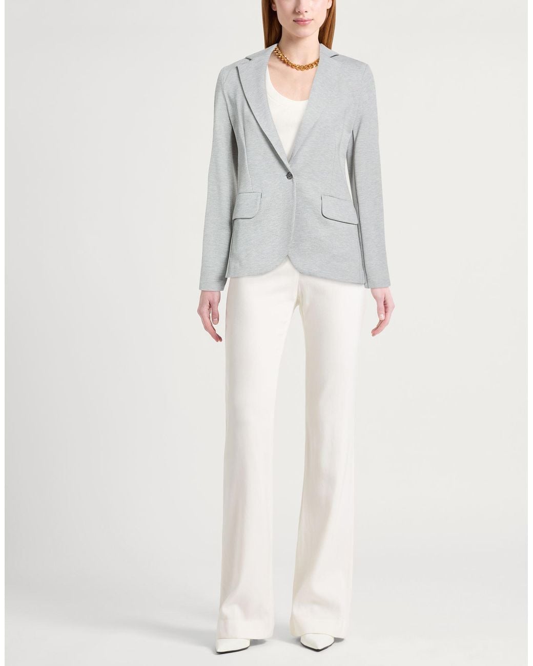 Ottod'Ame Gray Blazer