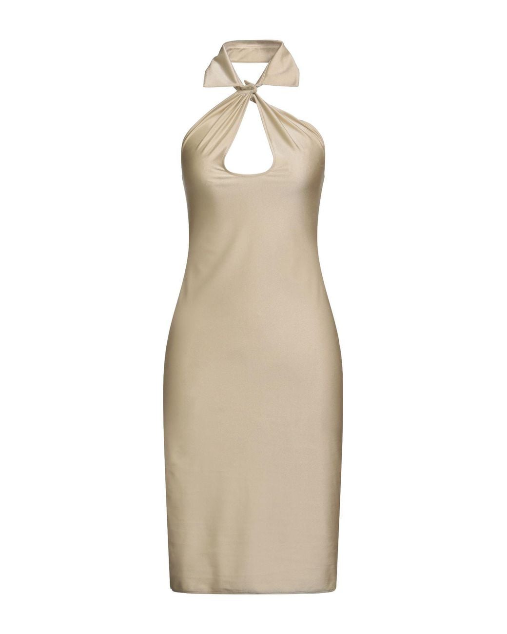 Coperni Natural Midi Dress