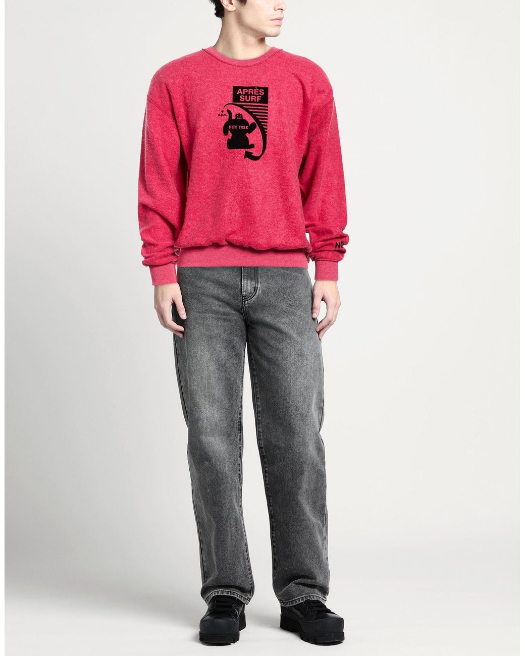 APRÈS SURF Pink Sweatshirts for men