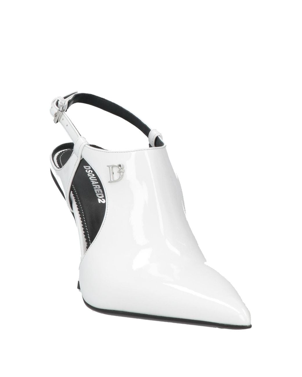 DSquared² White Slingback Pumps