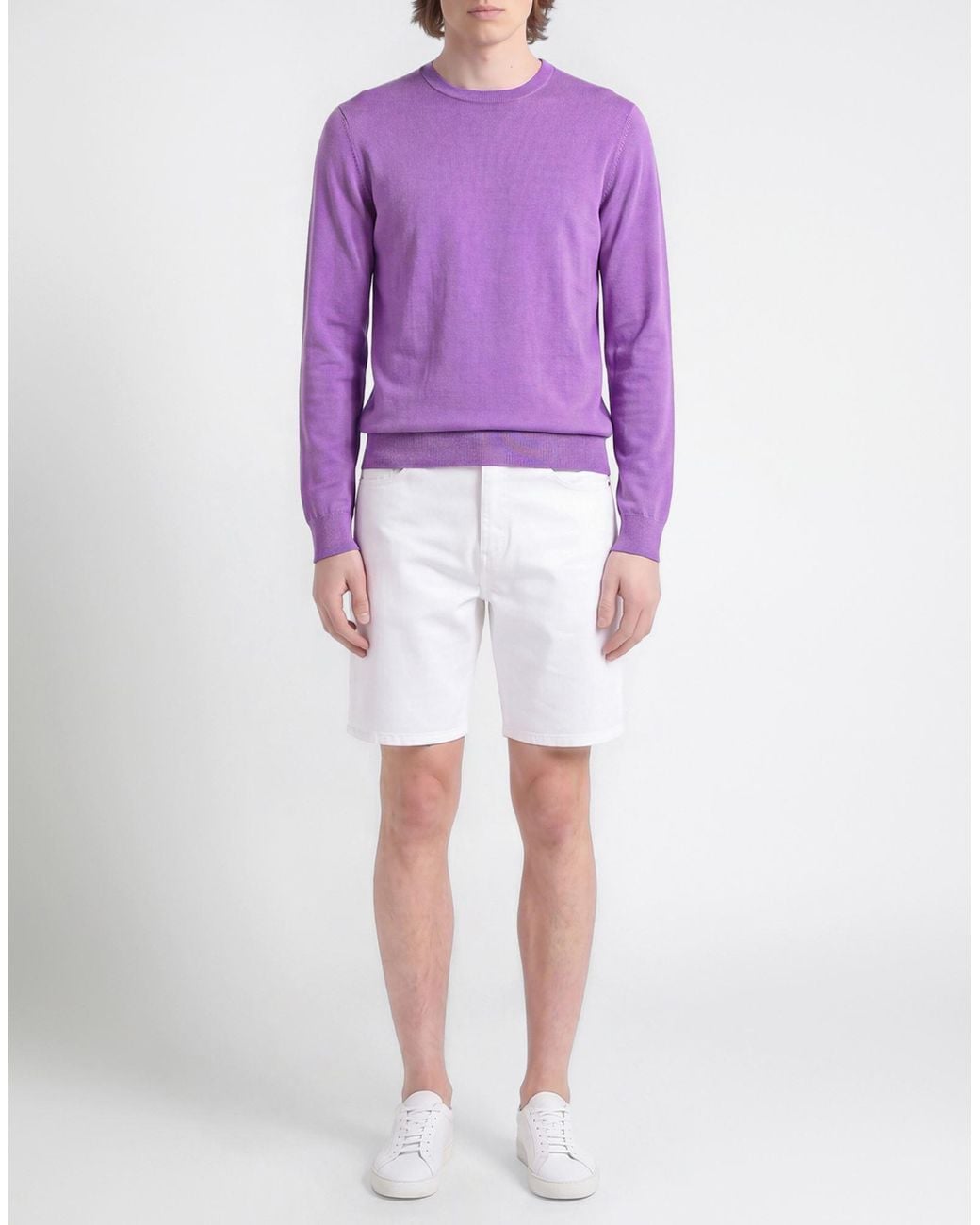 Aspesi Purple Sweaters for men
