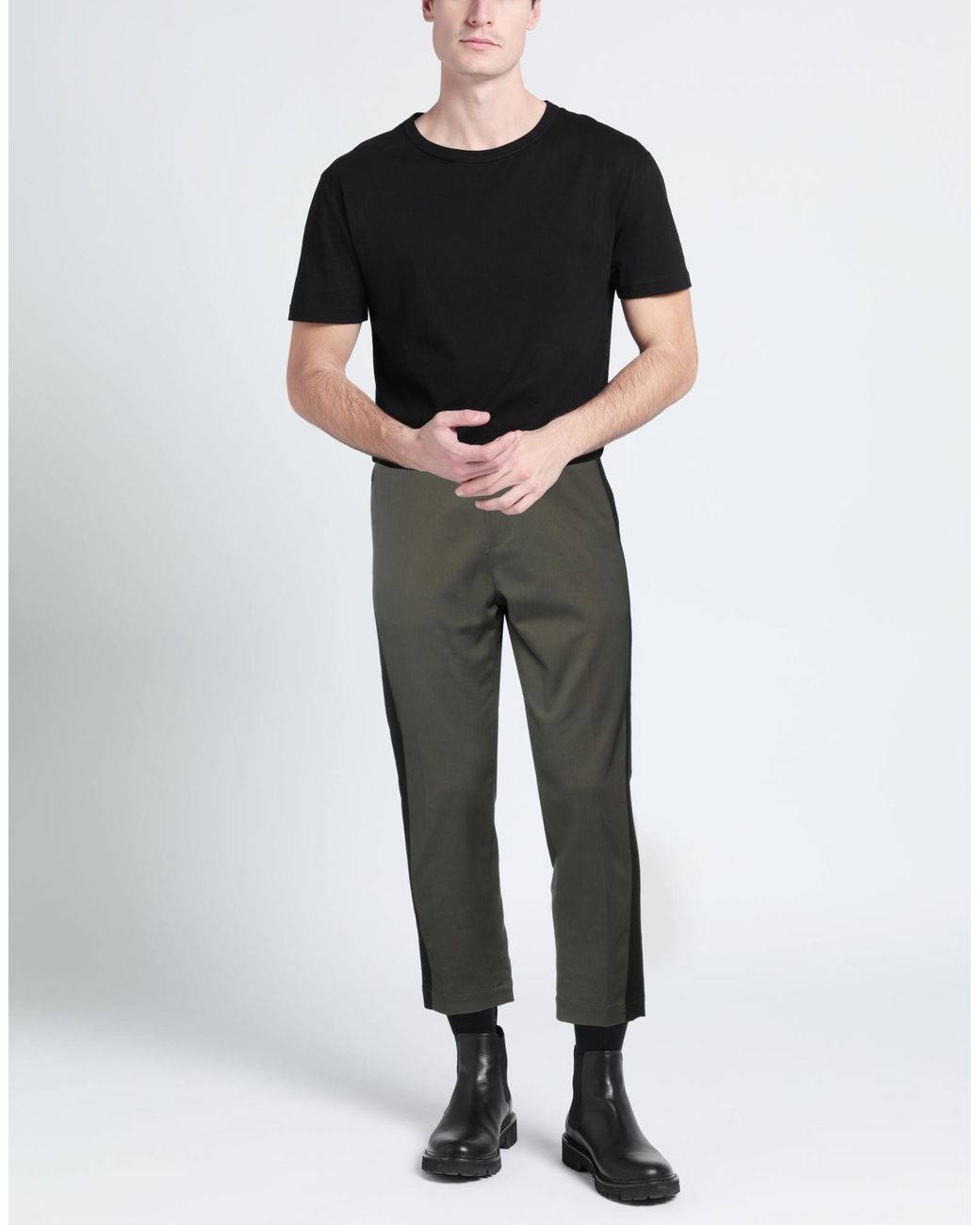 Paolo Pecora Gray Pants for men