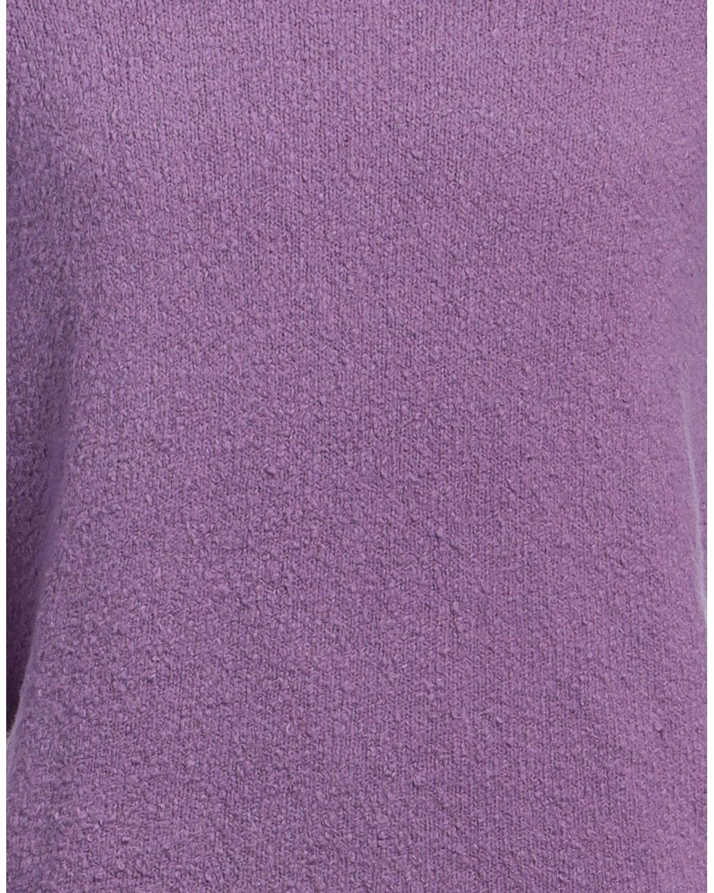 Roberto Collina Purple Turtleneck for men