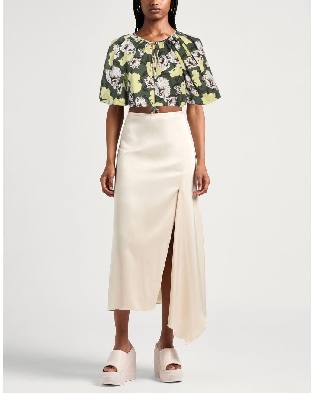 Top MSGM de color Green