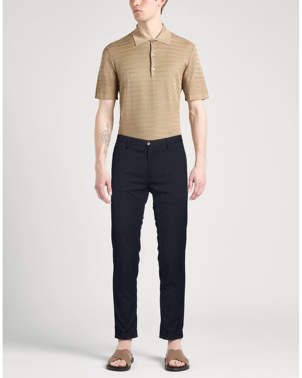 AT.P.CO Blue Trouser for men