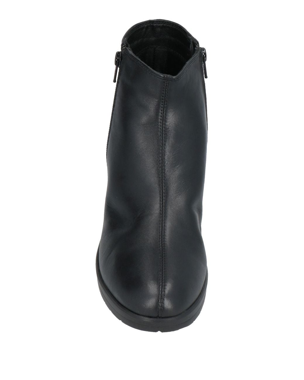 Cinzia Soft Black Ankle Boots Leather
